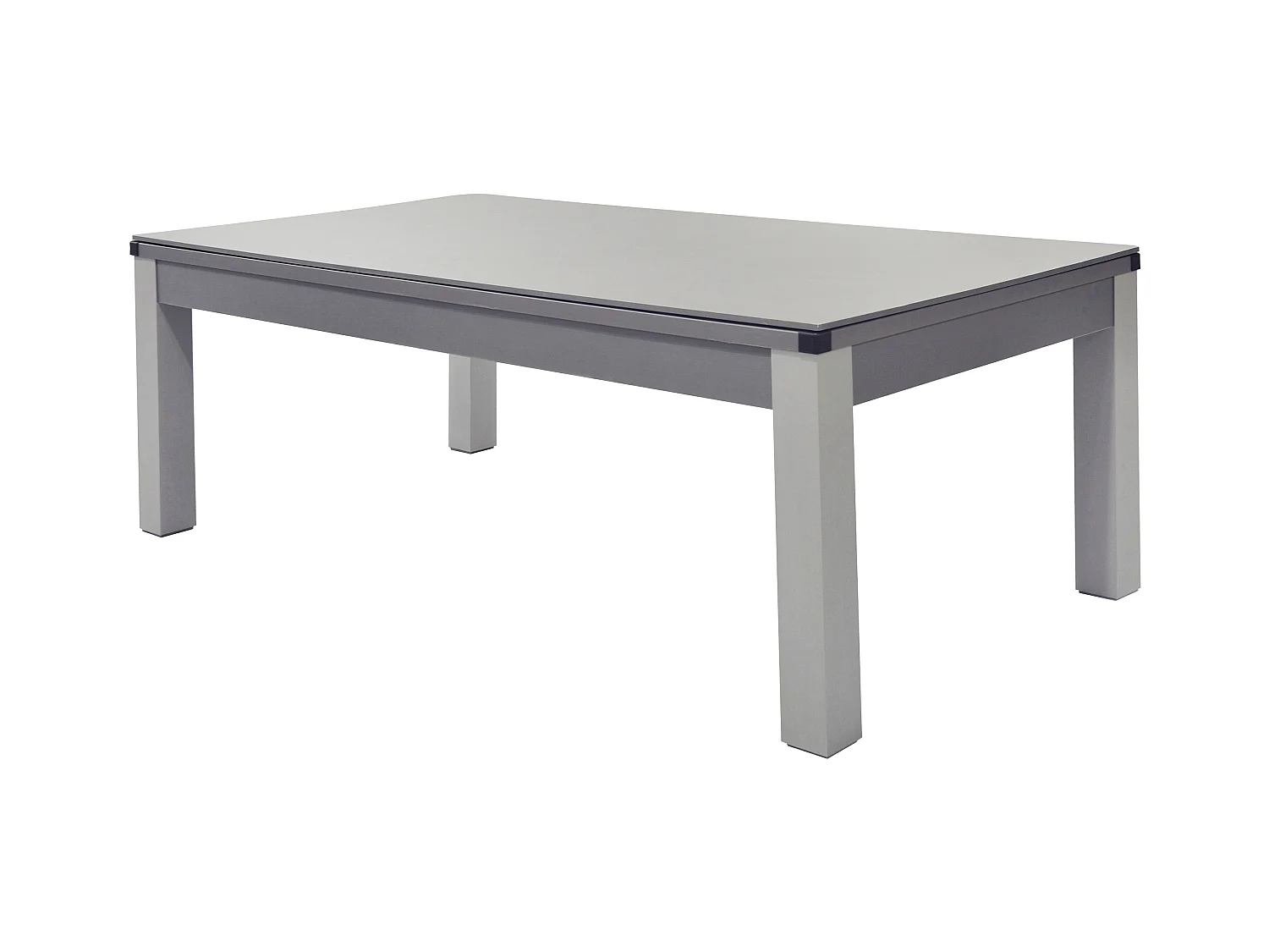 Tavolo trasformabile - Biliardo e Ping pong - 213x112x81,5cm - Grigio -  BALTHAZAR