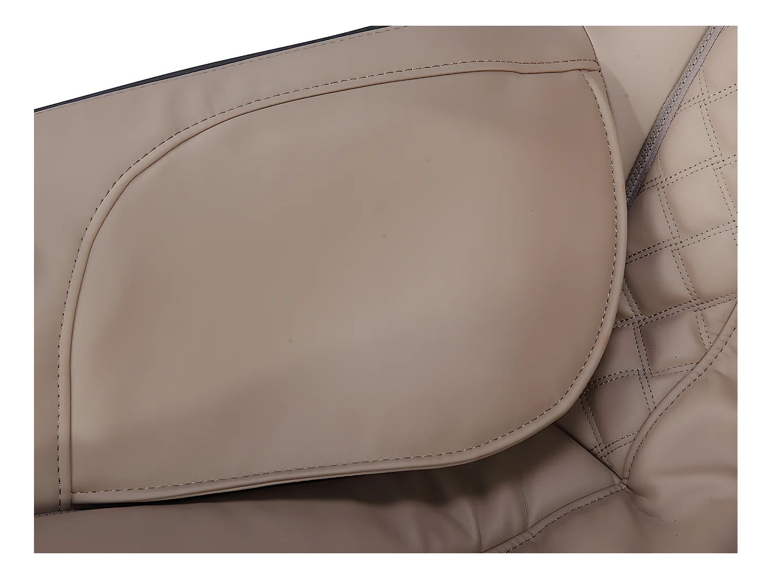 Fauteuil massant KASOU en simili avec LEDs - Système zéro gravité - Option bluetooth - Beige