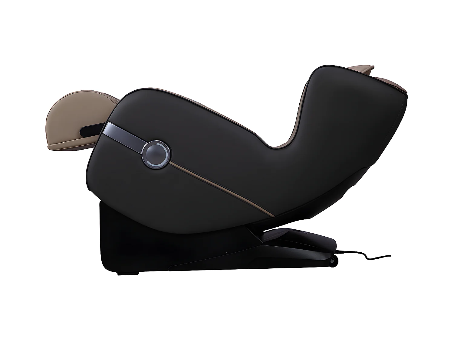 Fauteuil massant KASOU en simili avec LEDs - Système zéro gravité - Option bluetooth - Beige