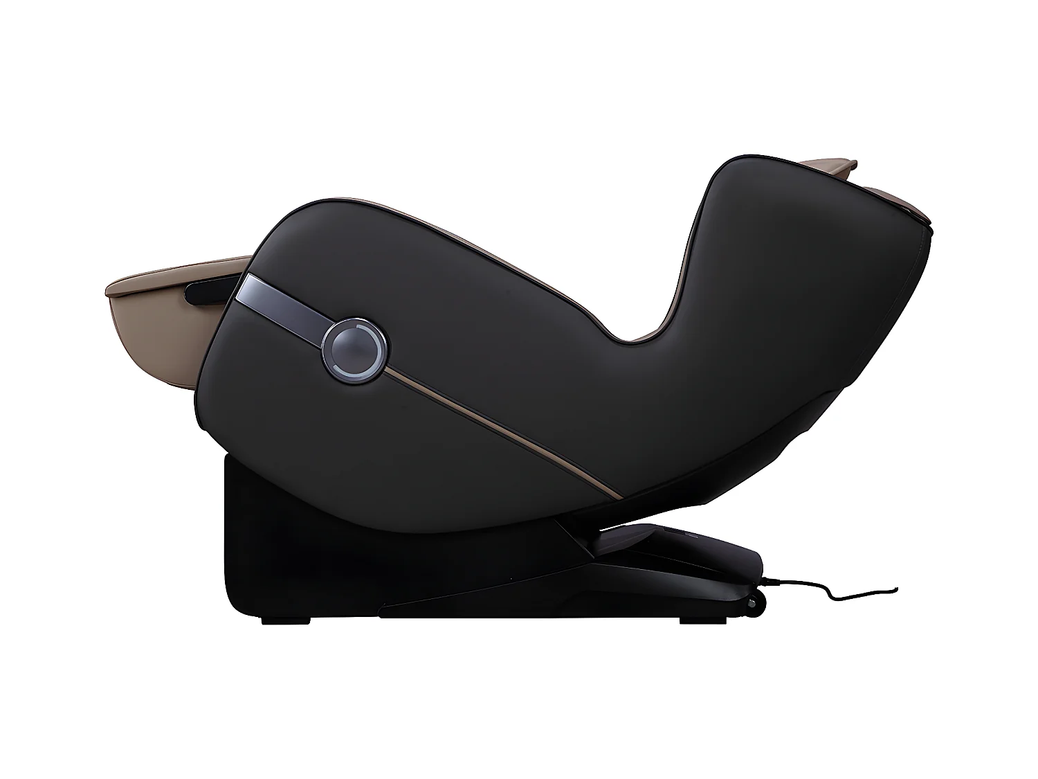 Fauteuil massant KASOU en simili avec LEDs - Système zéro gravité - Option bluetooth - Beige