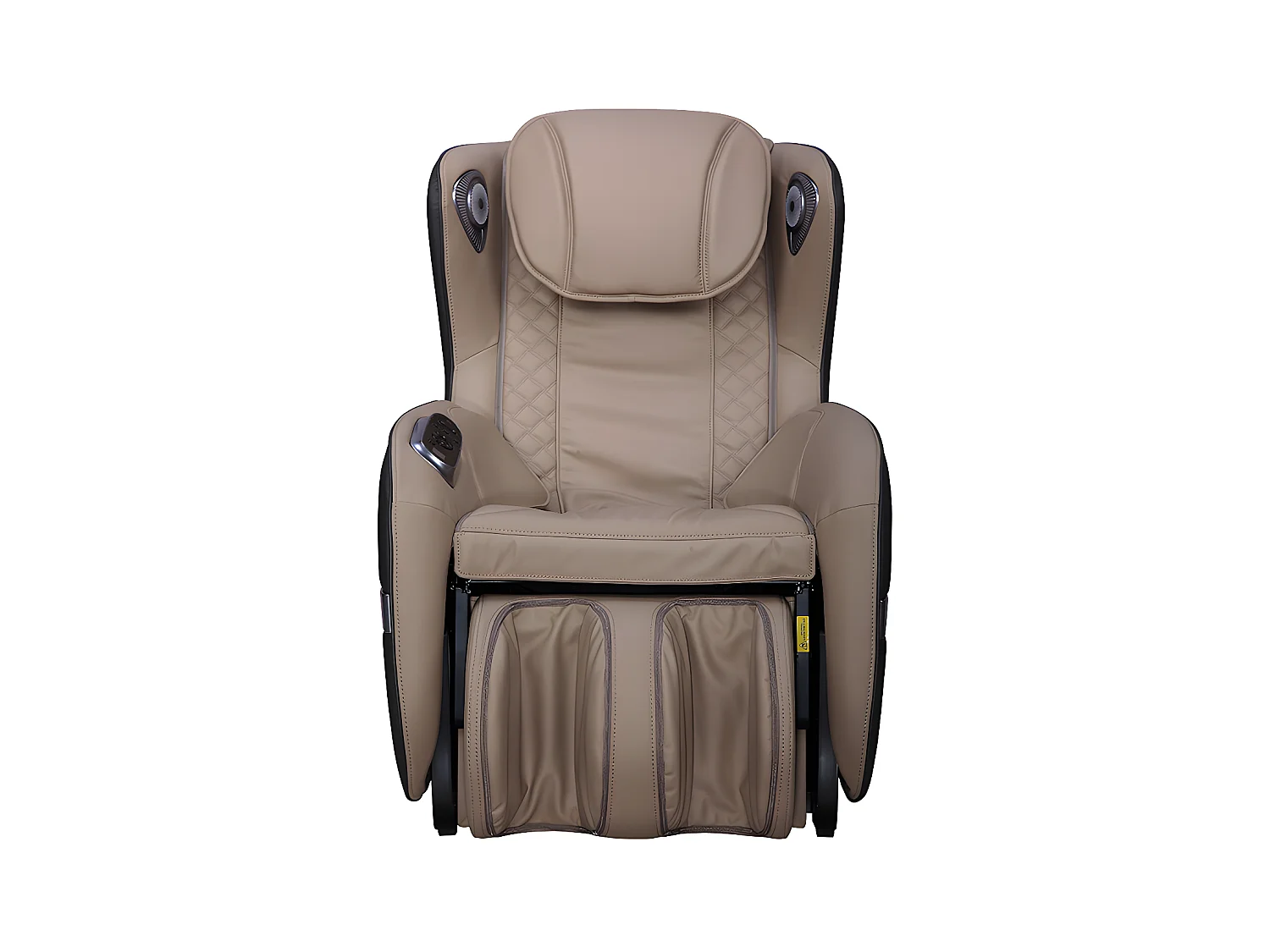 Fauteuil massant KASOU en simili avec LEDs - Système zéro gravité - Option bluetooth - Beige