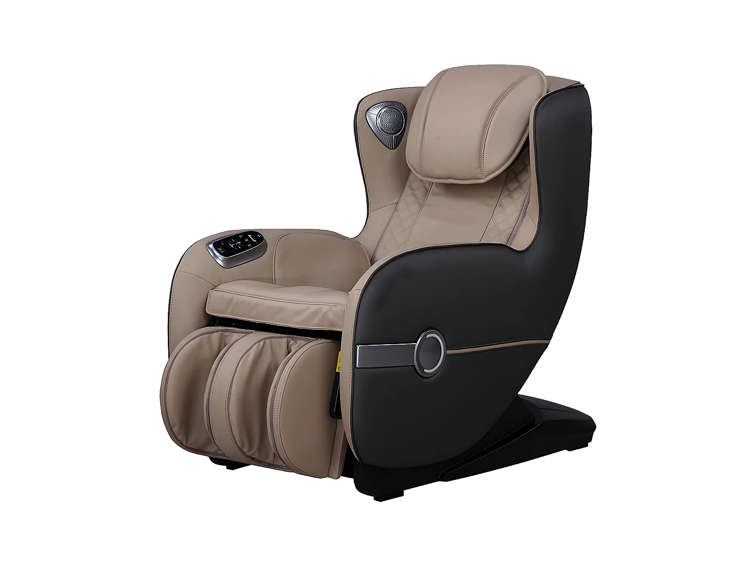 Fauteuil massant KASOU en simili avec LEDs - Système zéro gravité - Option bluetooth - Beige
