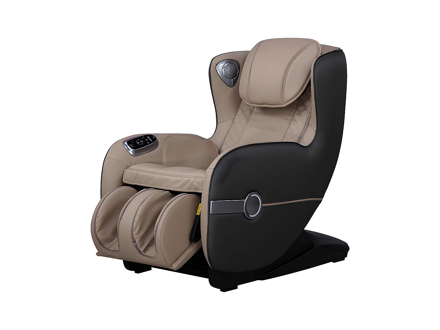 Fauteuil massant KASOU en simili avec LEDs - Système zéro gravité - Option bluetooth - Beige