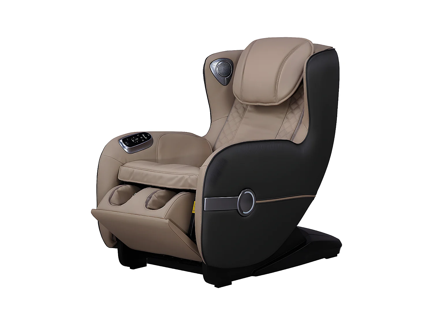 Fauteuil massant KASOU en simili avec LEDs - Système zéro gravité - Option bluetooth - Beige