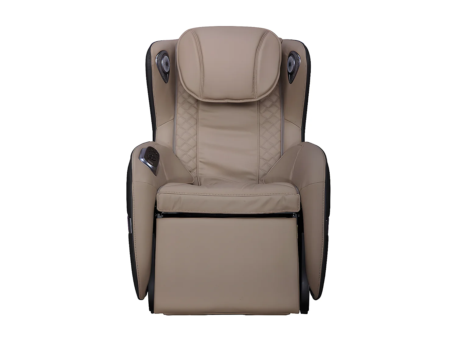 Fauteuil massant KASOU en simili avec LEDs - Système zéro gravité - Option bluetooth - Beige