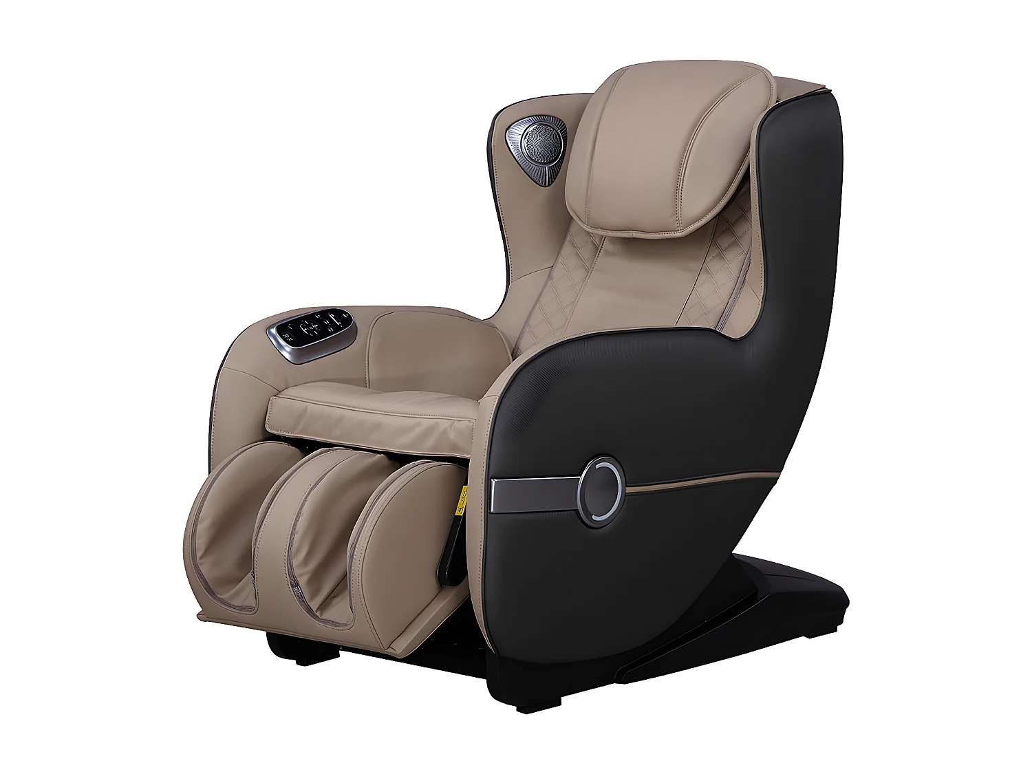 Fauteuil massant KASOU en simili avec LEDs - Système zéro gravité - Option bluetooth - Beige