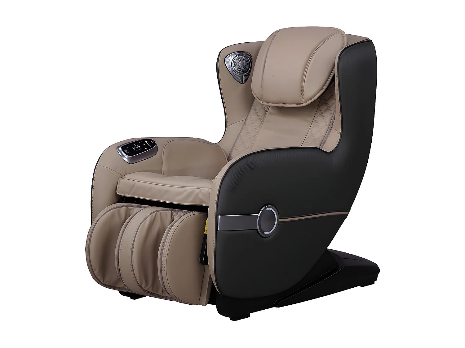 Fauteuil massant KASOU en simili avec LEDs - Système zéro gravité - Option bluetooth - Beige