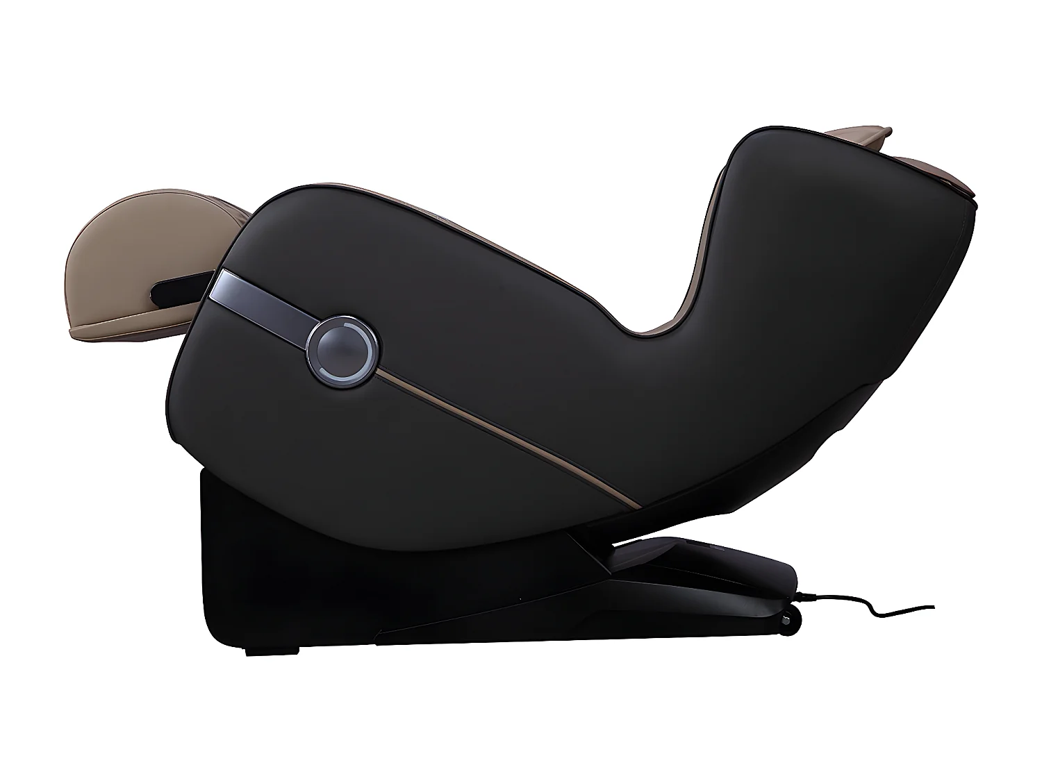Fauteuil massant KASOU en simili avec LEDs - Système zéro gravité - Option bluetooth - Beige