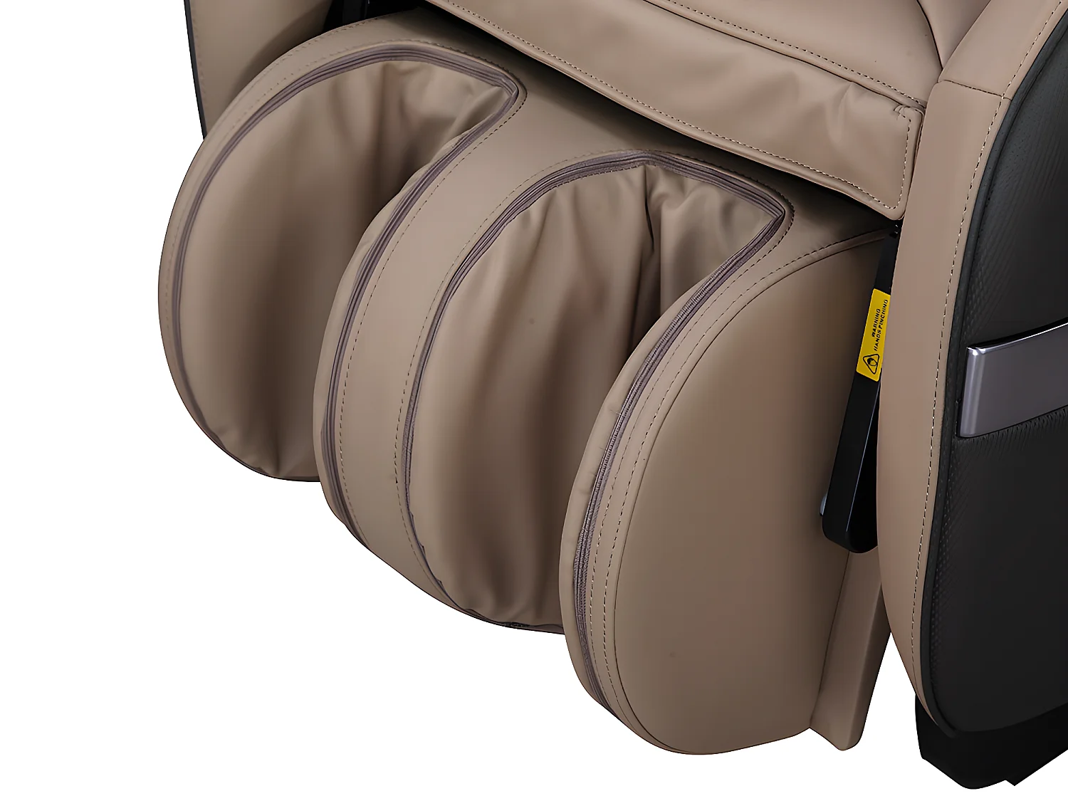 Fauteuil massant KASOU en simili avec LEDs - Système zéro gravité - Option bluetooth - Beige