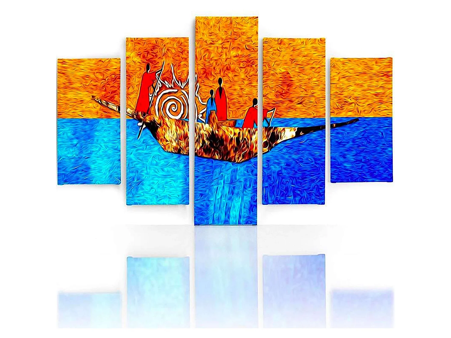 Tableau sur le bateau - 100 x 70 cm