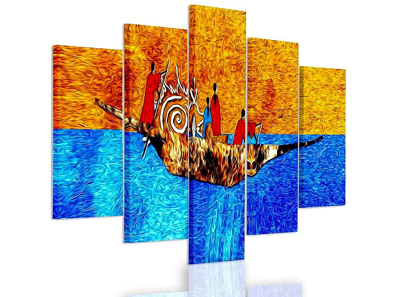 Tableau sur le bateau - 100 x 70 cm