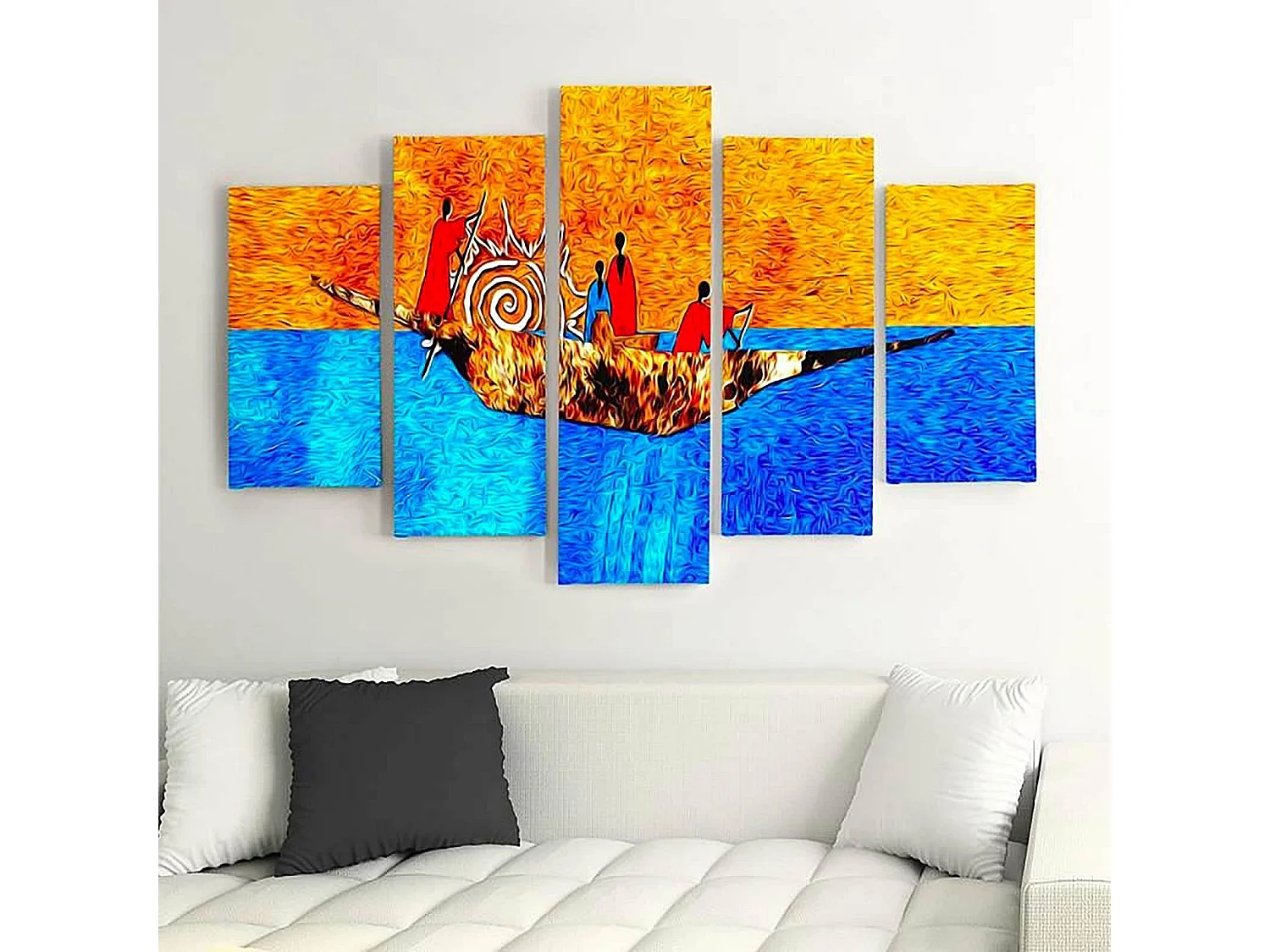 Tableau sur le bateau - 100 x 70 cm