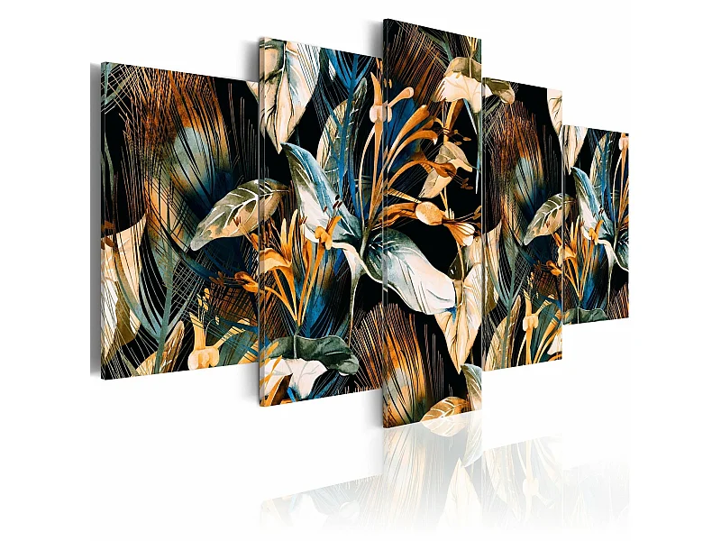 Tableau jardin de la jungle - 100 x 50 cm