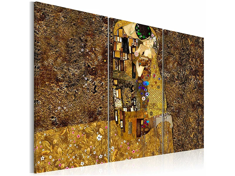Tableau klimt inspiration baiser - 120 x 80 cm