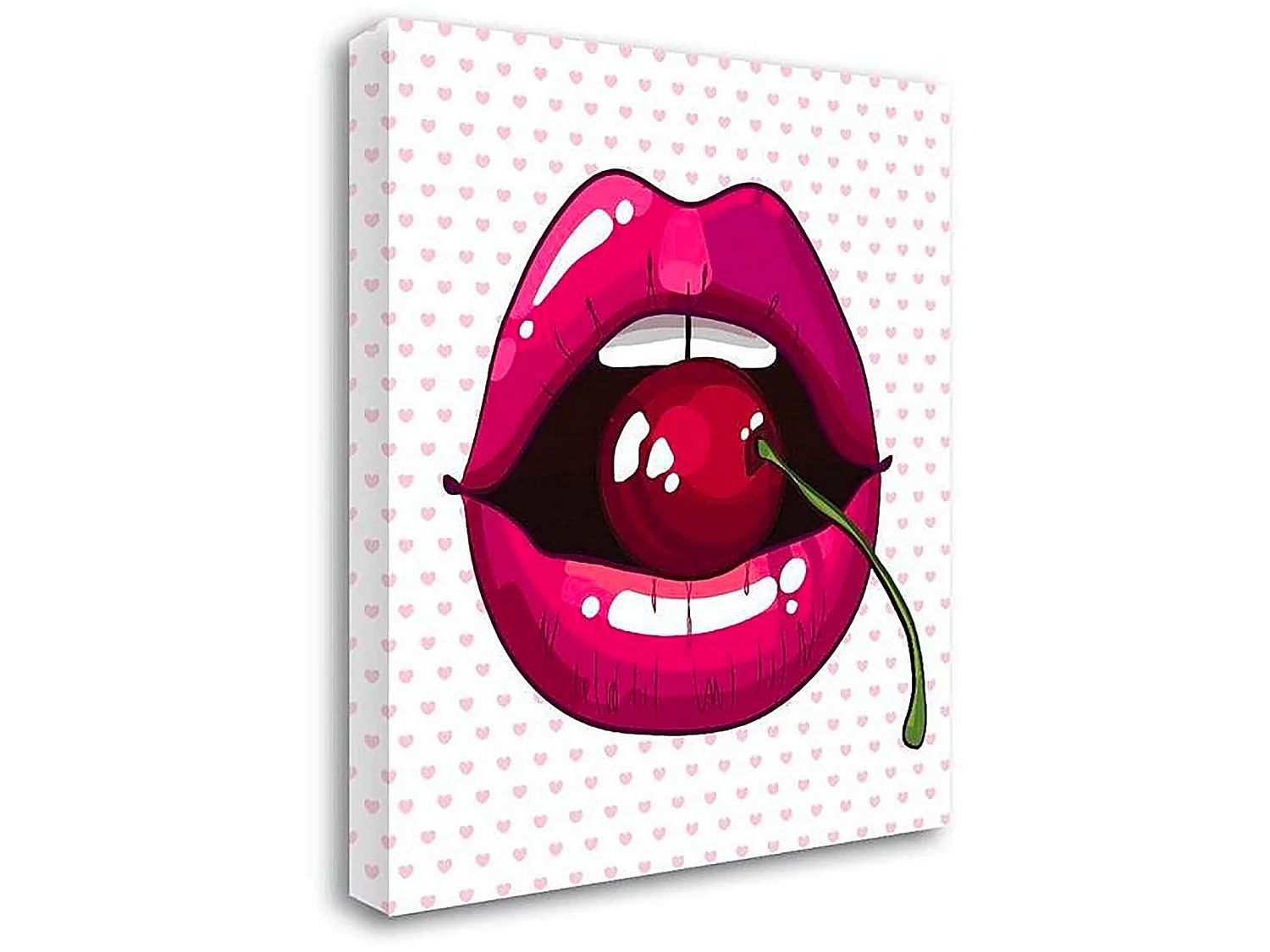 Tableau bouche avec le glaçage - 60 x 80 cm