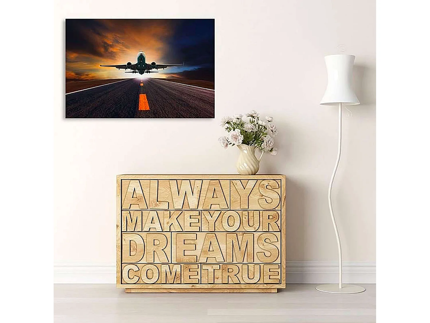 Tableau avion - 80 x 60 cm