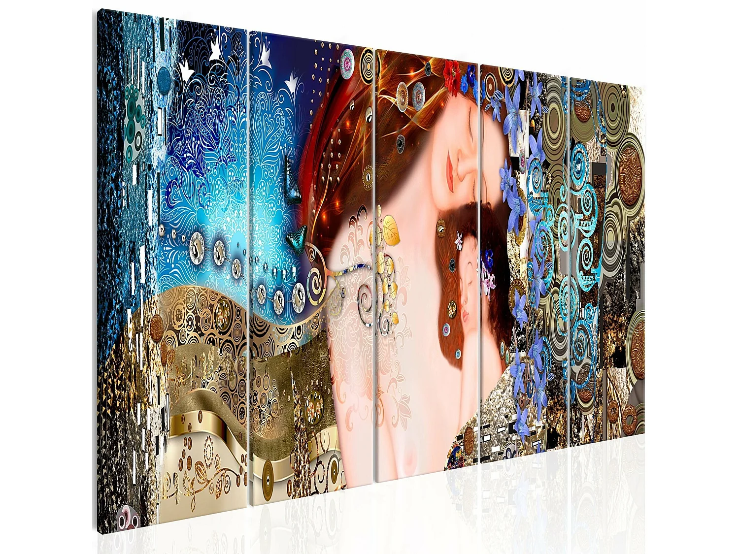 Tableau étreinte de la mère étroite - 200 x 80 cm