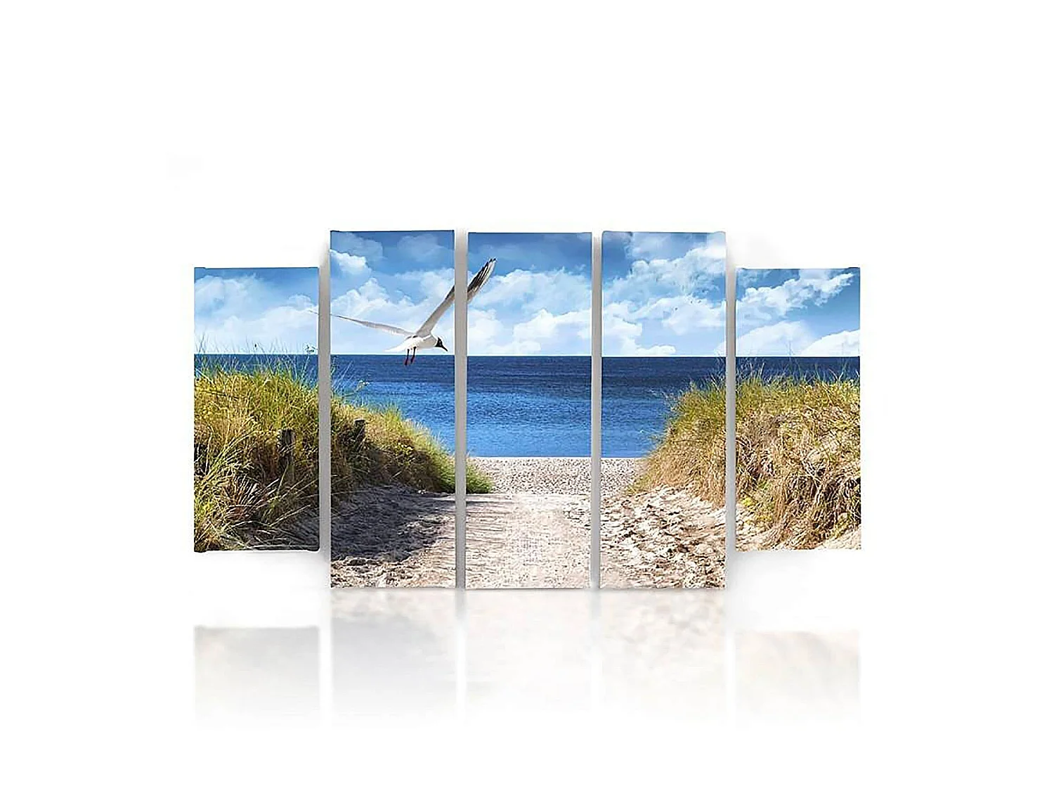 Tableau descente vers la mer - 250 x 120 cm