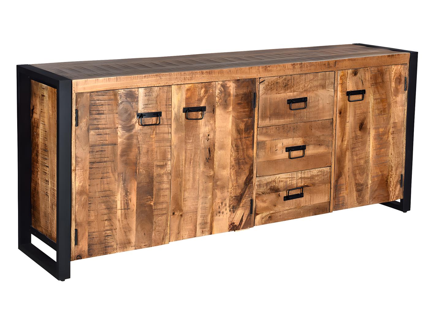 Sideboard Harlem Mangoholz Metall T Ren Schubladen Kaufen