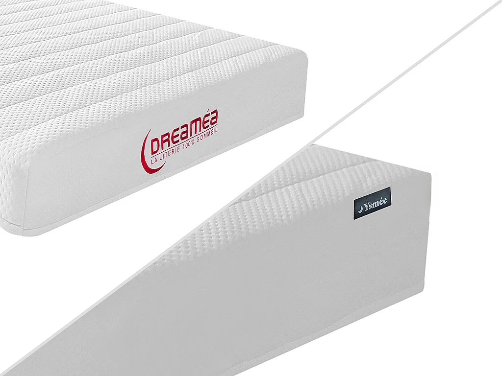 Relaxmatras met latex instap ELECTRE van DREAMEA 14 cm dik - 80 x200 cm