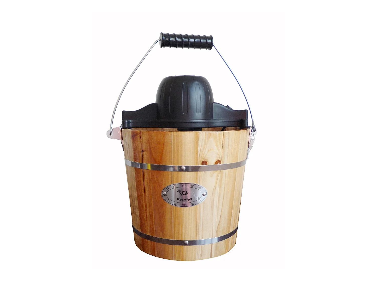 Sorbetière électrique GIVRETO en bois 3.5 L