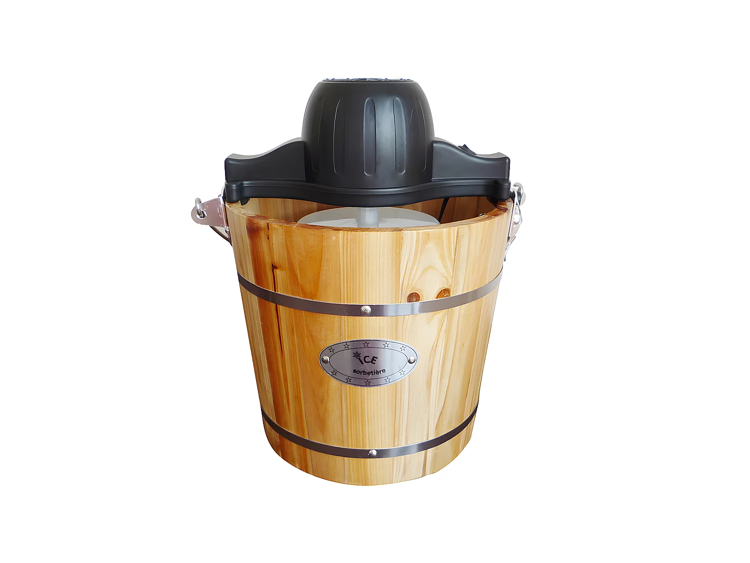 Sorbetière électrique GIVRETO en bois 3.5 L