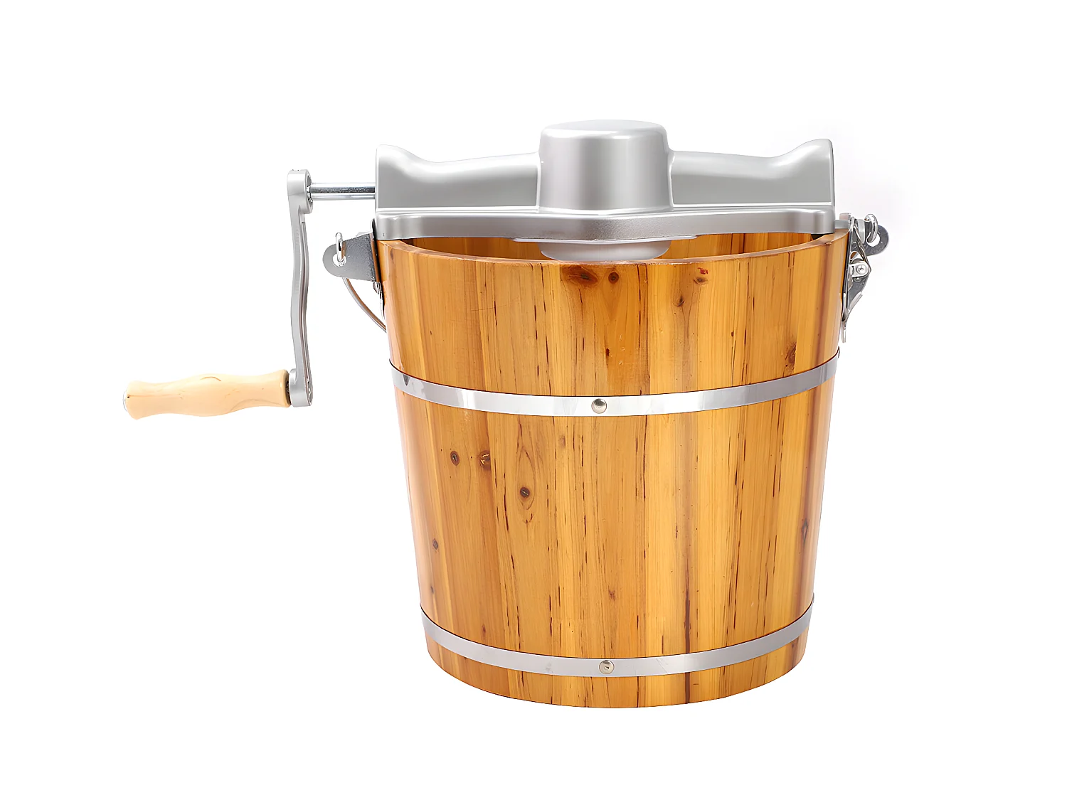 Sorbetière électrique GIVRETO en bois 3.5 L