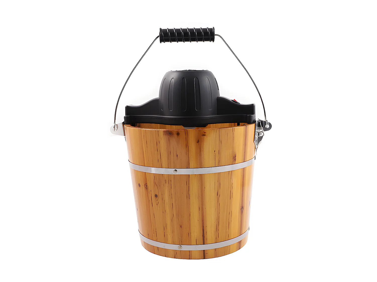 Elektrisk ismaskine i træ 3.5 L GIVRETO