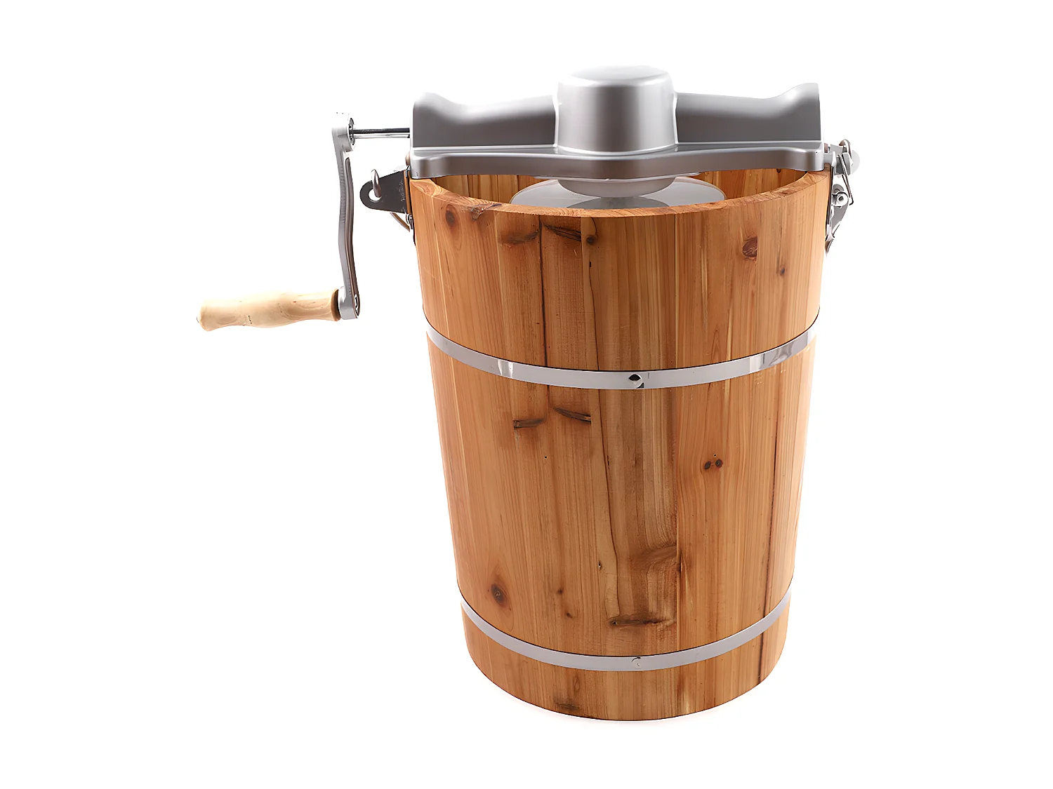 Máquina de hacer helado GIVRETO de madera - 5.5 L