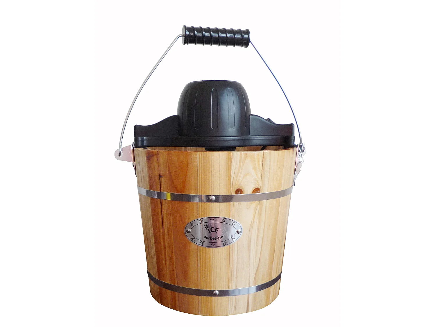Máquina de hacer helado GIVRETO de madera - 5.5 L