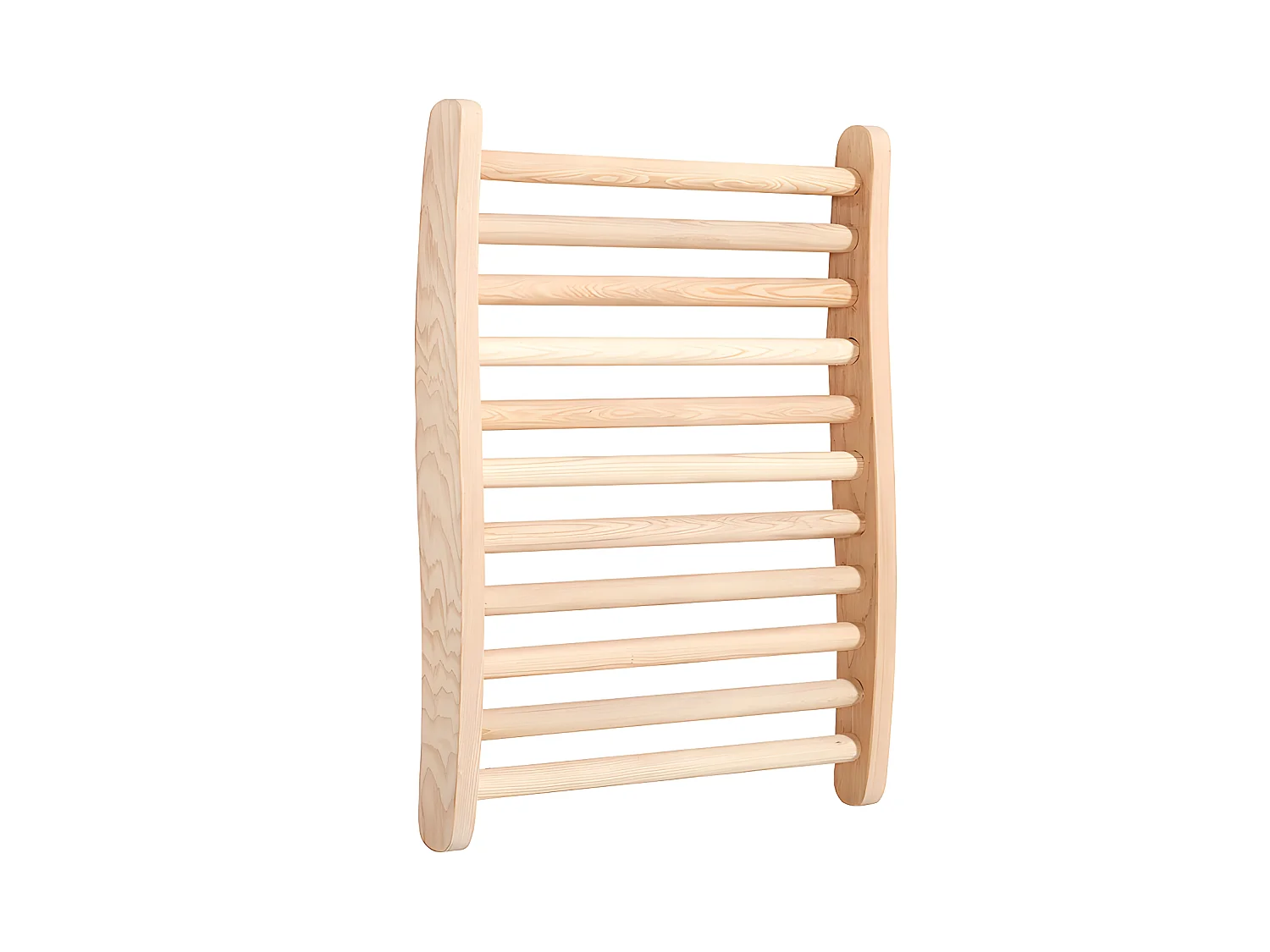 Dossier ergonomique en Hemlock pour sauna