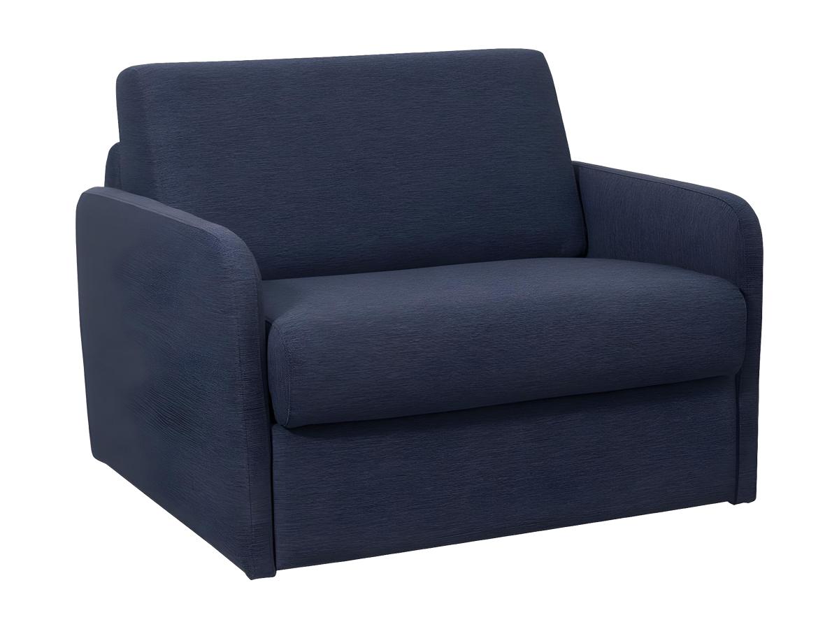 Schlafsessel mit Matratze - Liegefläche 70 cm - Stoff - Blau - NADOA günstig online kaufen