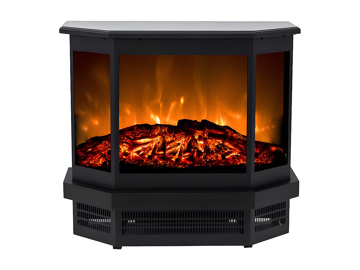 Chimenea eléctrica - Estilo retro - Ancho 55.8 x Prof. 22.5 x Alt. 51.6