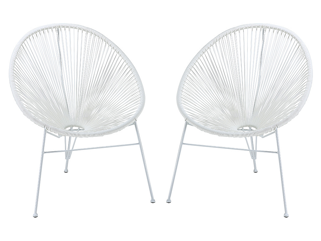 sedia da giardino rotonda