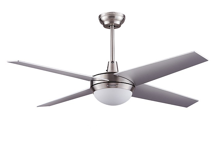 Deckenventilator beleuchtet WIND - Silberfarben kaufen