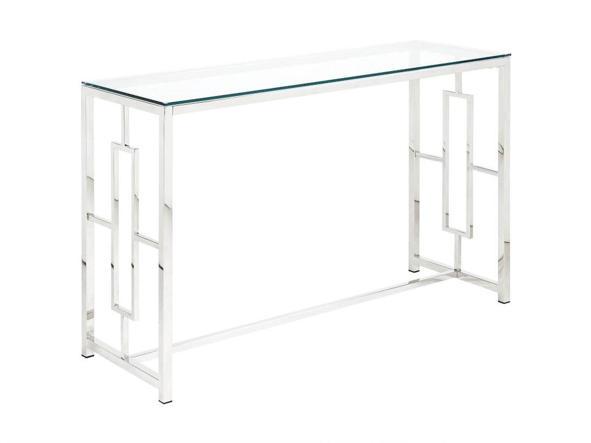 Wandkonsole - Glas & Stahl - Chromfarben - CLOTILDE  von Pascal MORABITO günstig online kaufen