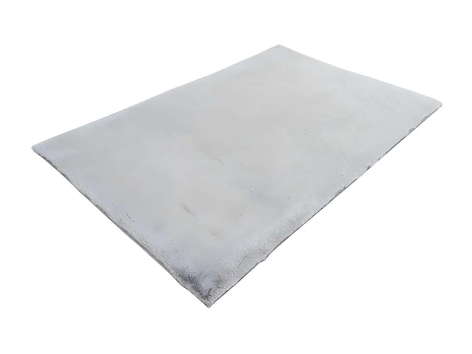 Hochflorteppich in Pelz-Optik - 150 x 200 cm - Grau - BUNNY