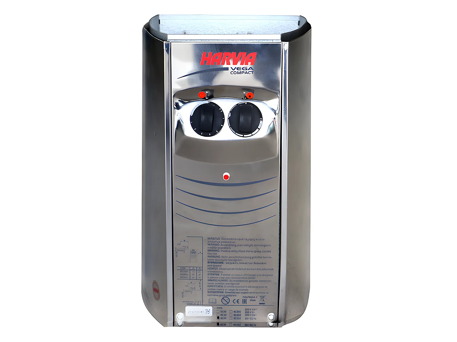 Calefactor HARVIA II 3.5 kw para sauna tradicional de interior/exterior