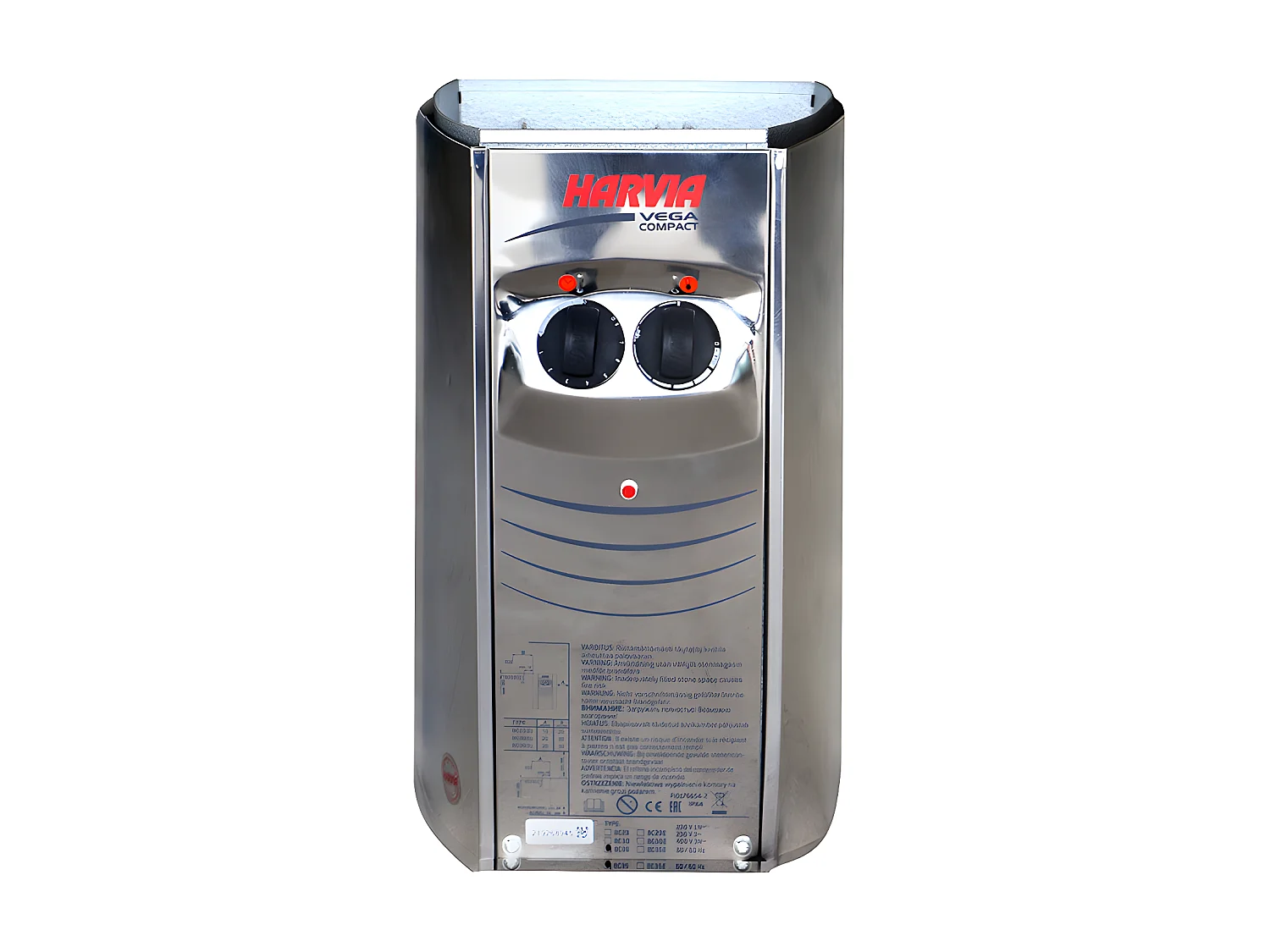 Poêle HARVIA II 3.5 kw pour sauna traditionnel et d'extérieur
