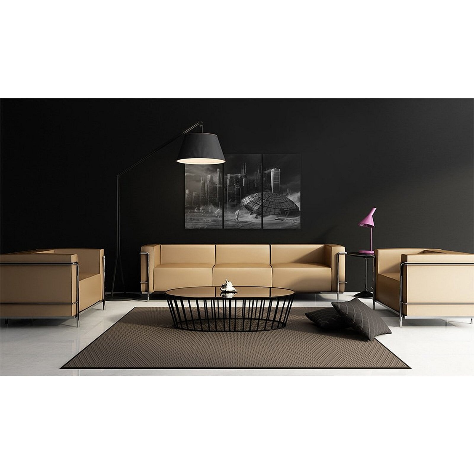 Tableau mission spatiale 60 x 40 cm