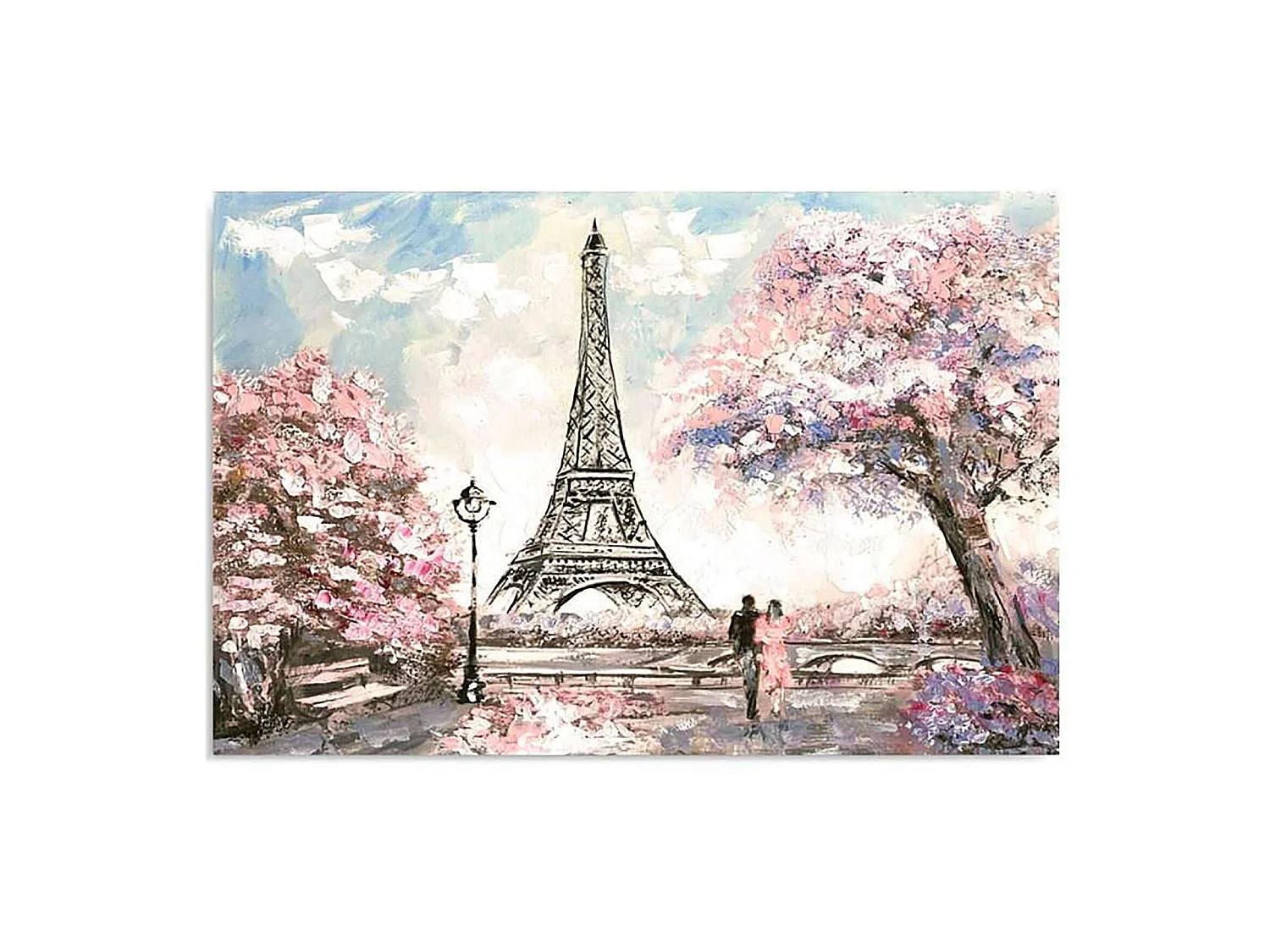 Tableau printemps à paris - 120 x 80 cm