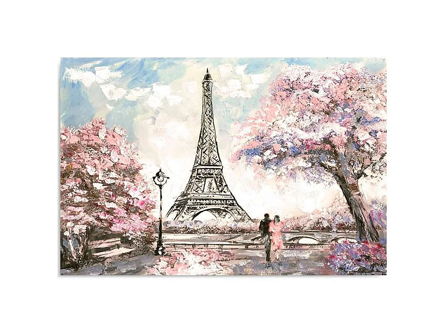 Tableau printemps à paris - 120 x 80 cm