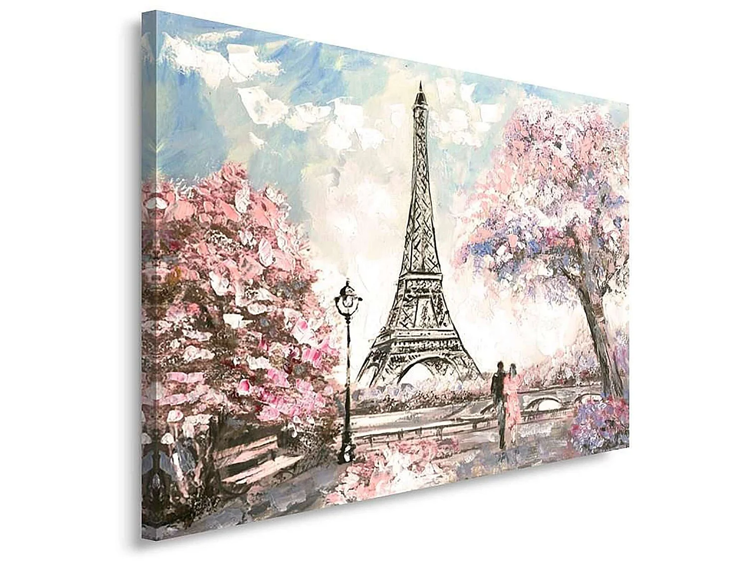 Tableau printemps à paris - 120 x 80 cm