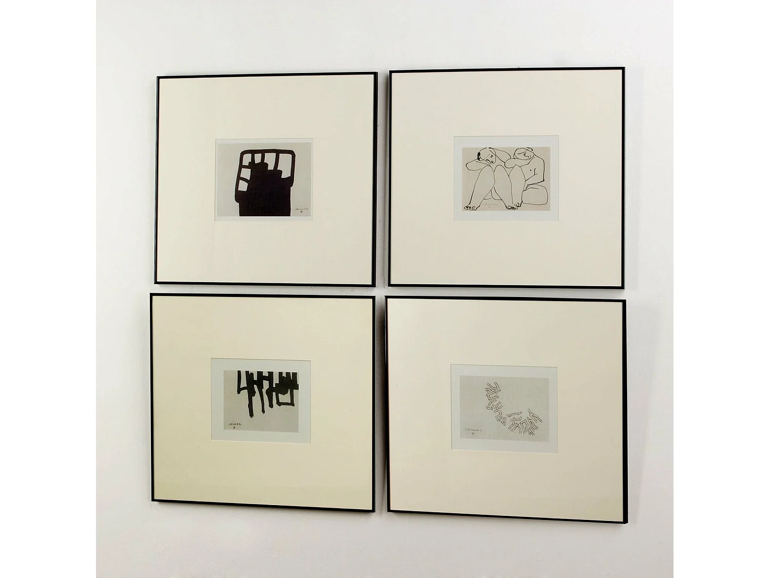 Tableaux ansoain (lot de 4)