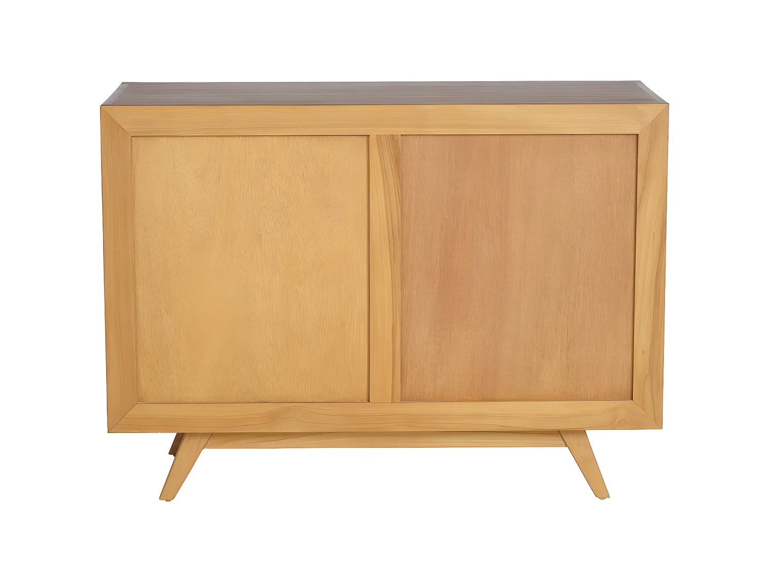 Buffet JAMBI - 1 porte & 3 tiroirs - Teck - Naturel