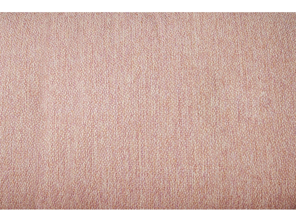 Sofá de 3 lugares em tecido efeito lã cor-de-rosa - TATUM