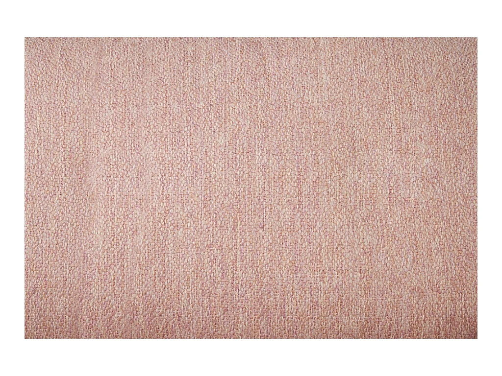 Driezitsbank van stof met woleffect TATUM - Roze