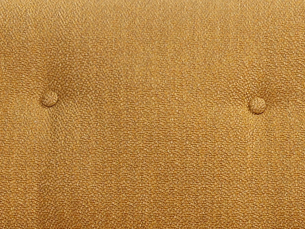 Canapé 3 places en tissu effet lainage à bouclettes TATUM - Jaune