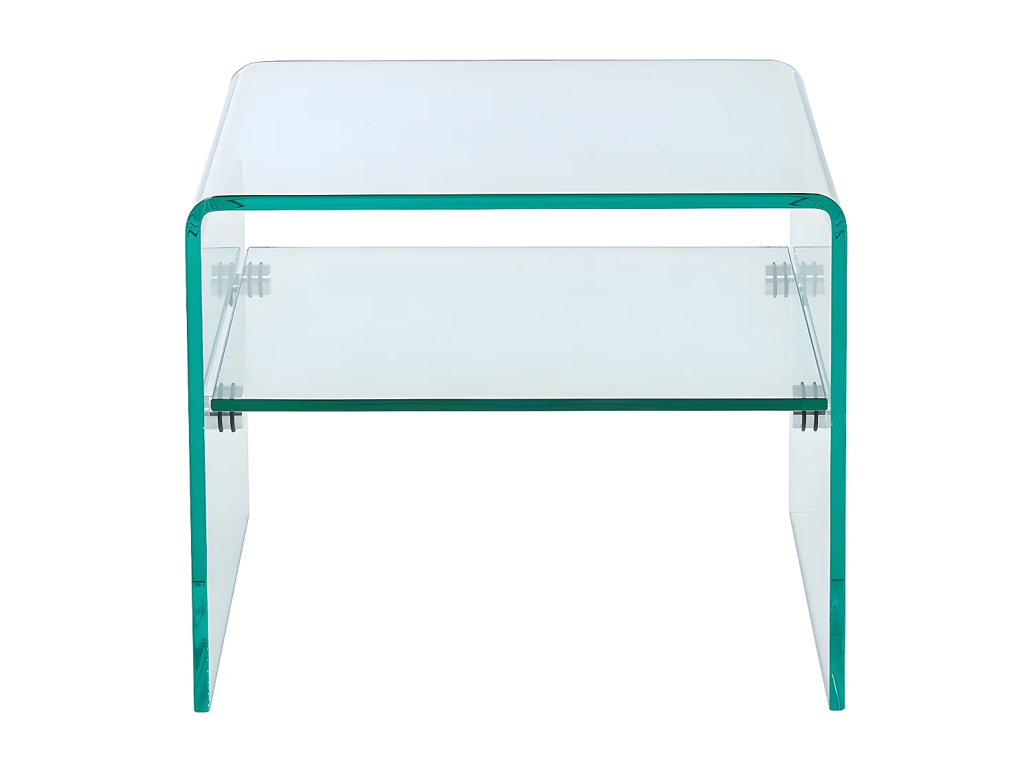 Table de chevet - 1 niche - Verre trempé - STILEOS