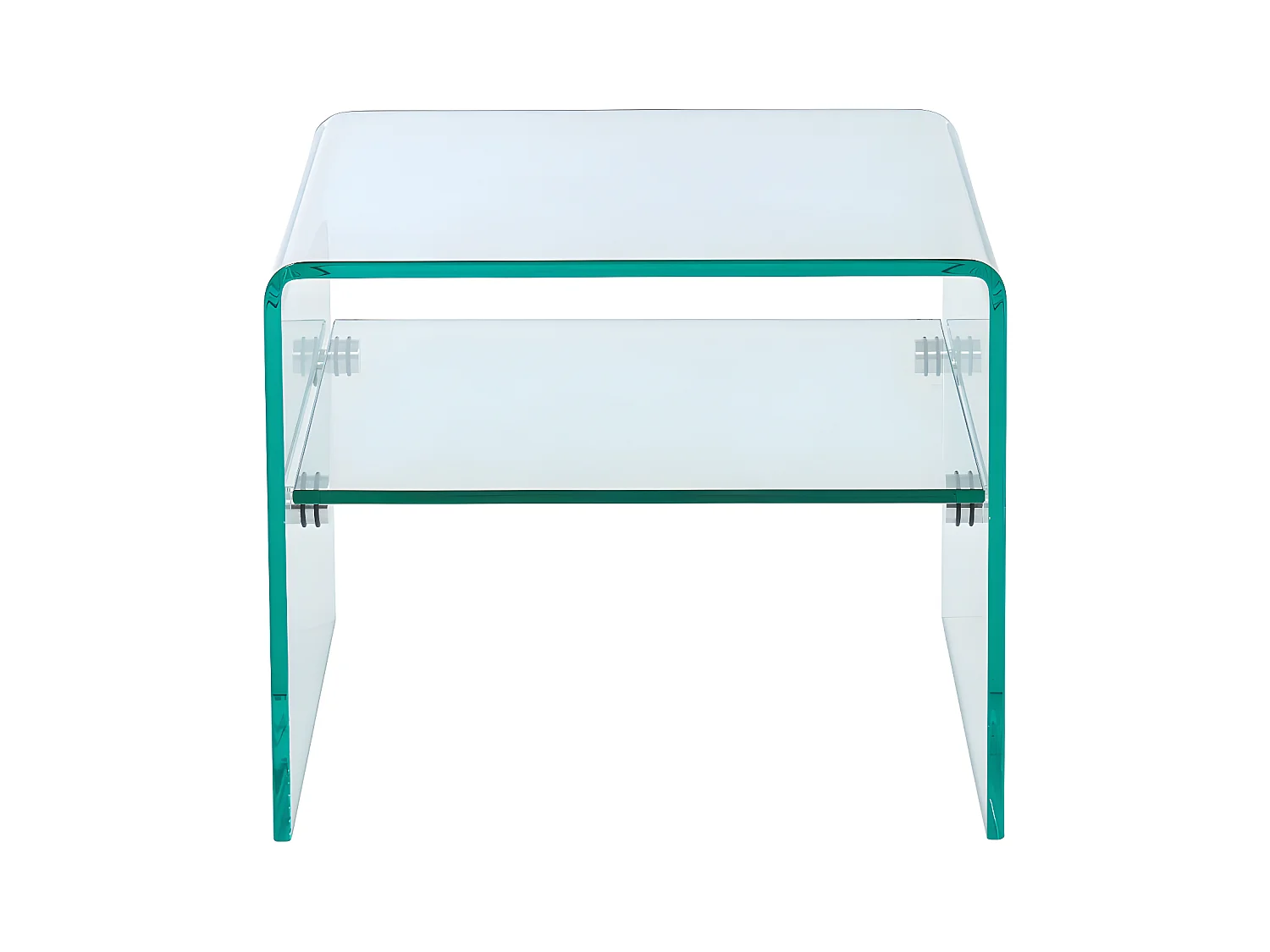 Table de chevet - 1 niche - Verre trempé - STILEOS